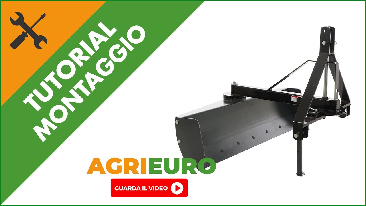 Lama livellatrice per trattore Blackstone B-GB: montaggio