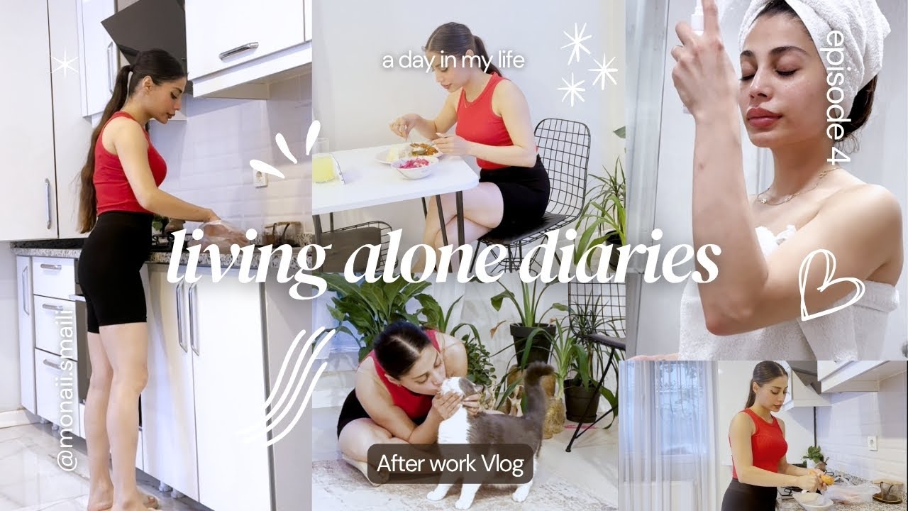 💫Living Alone Diaries in Turkey 🇹🇷 After Work Peace, Cat Cuddles & Late Night Comfort😎