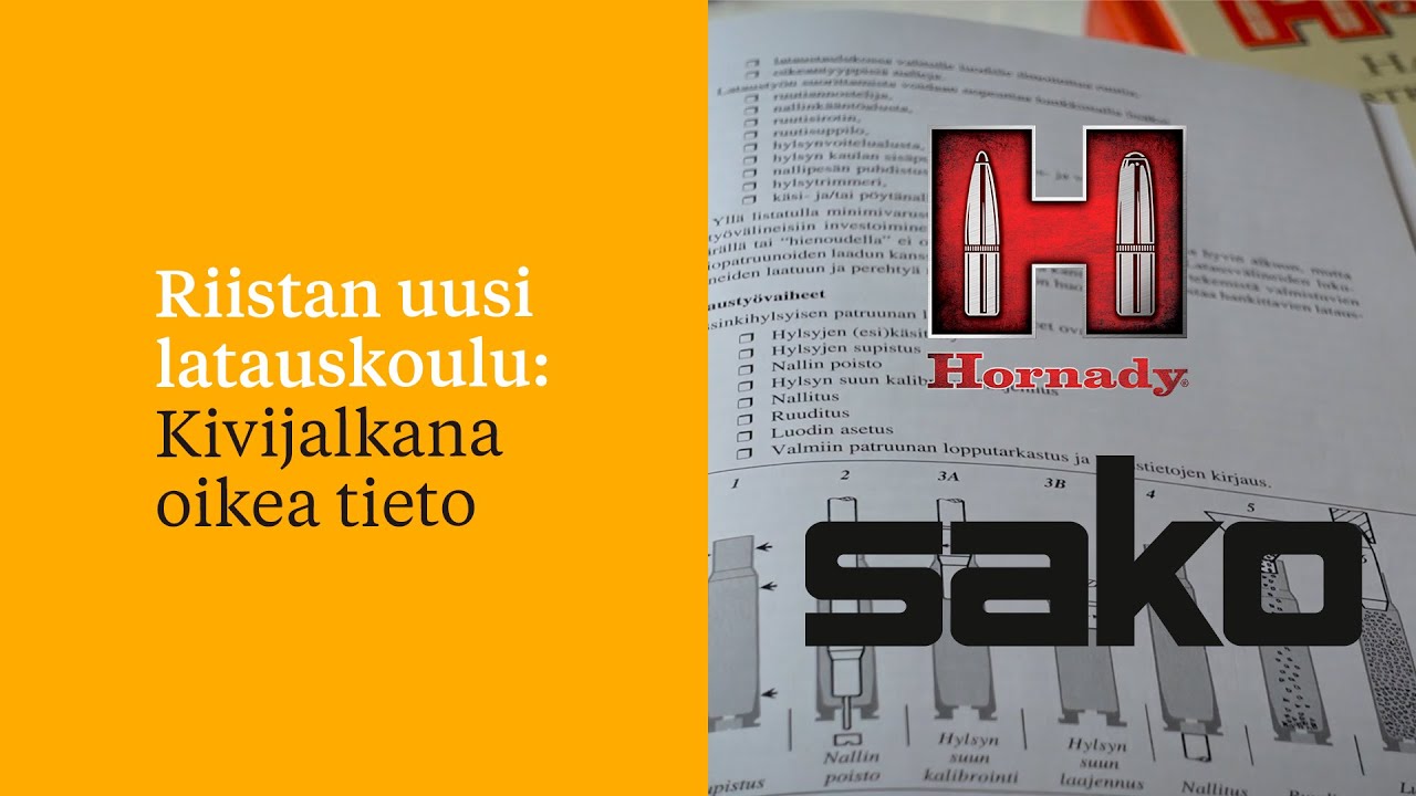 Riistan uusi latauskoulu, osa 1: Kivijalkana oikea tieto