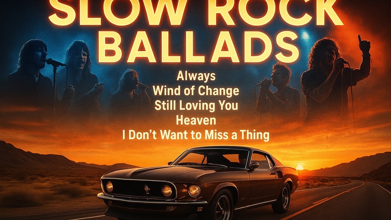 Slow Rock Ballads Forever Love Songs | Inspired by Bon Jovi, Scorpions & Aerosmith | Relaxing Mix