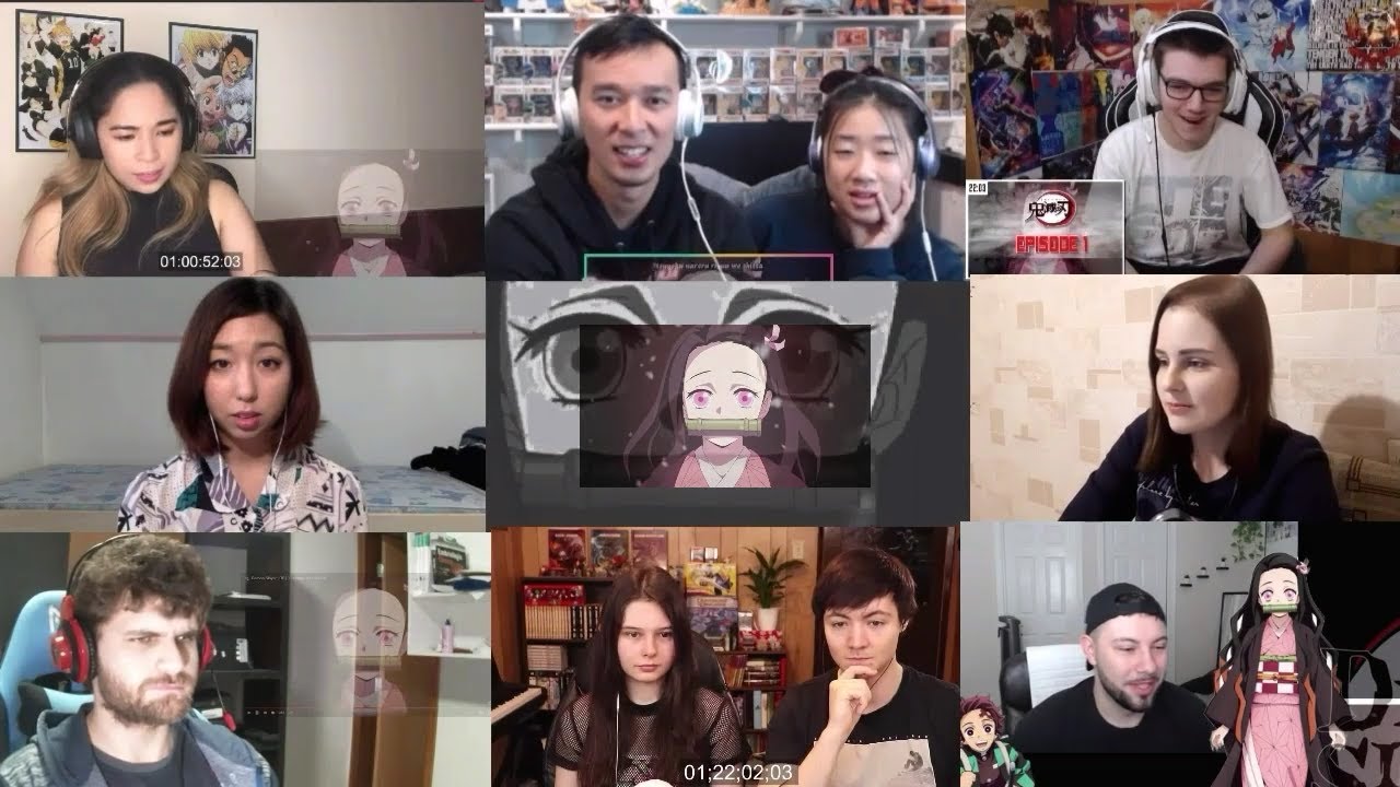 Demon Slayer: Kimetsu No Yaiba 鬼滅の刃 Opening | Reaction Mashup