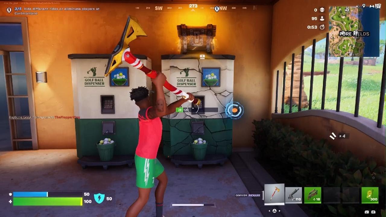 I play zero build in Fortnite