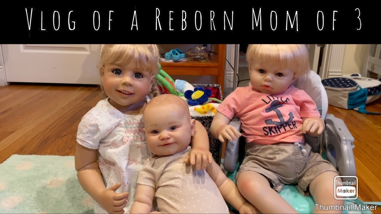 Vlog: Reborn Mom of 3|Bunnies Nursery