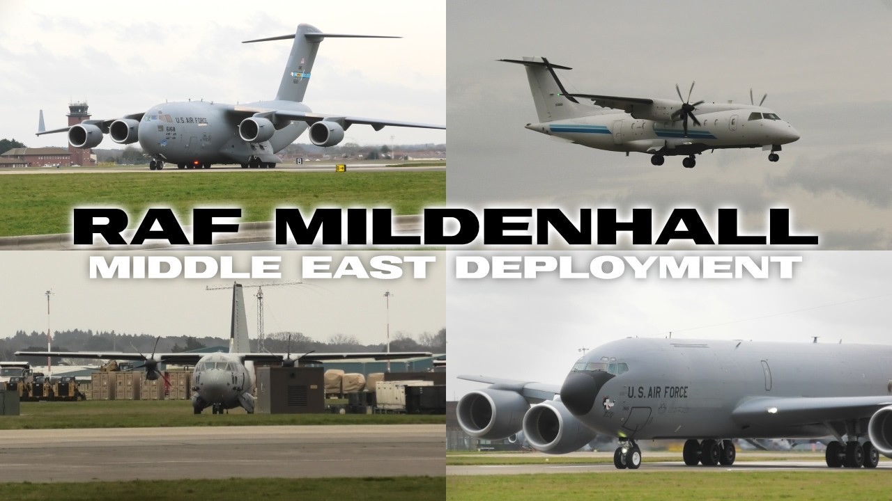Three C-17 Globemasters Depart to Support Middle East Deployment | RAF Mildenhall