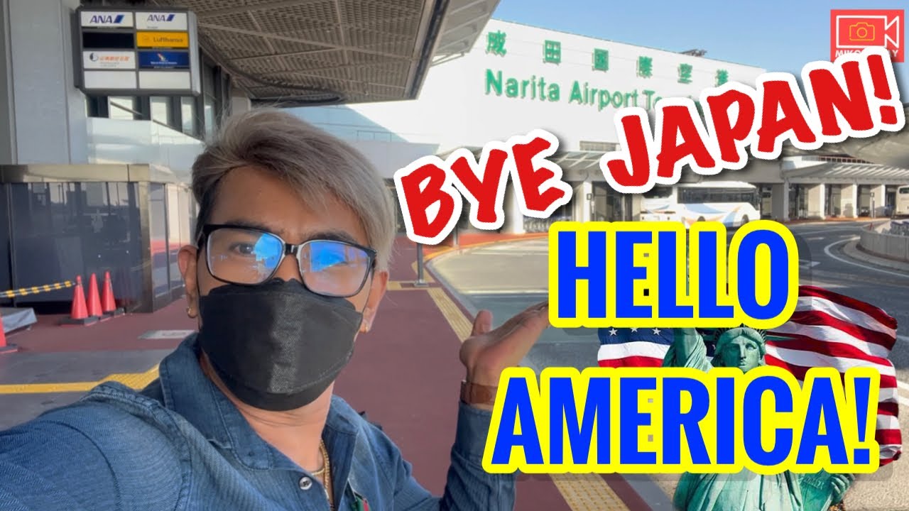 BYE JAPAN! HELLO AMERICA! | US Visit 2022 | Miko Pogay