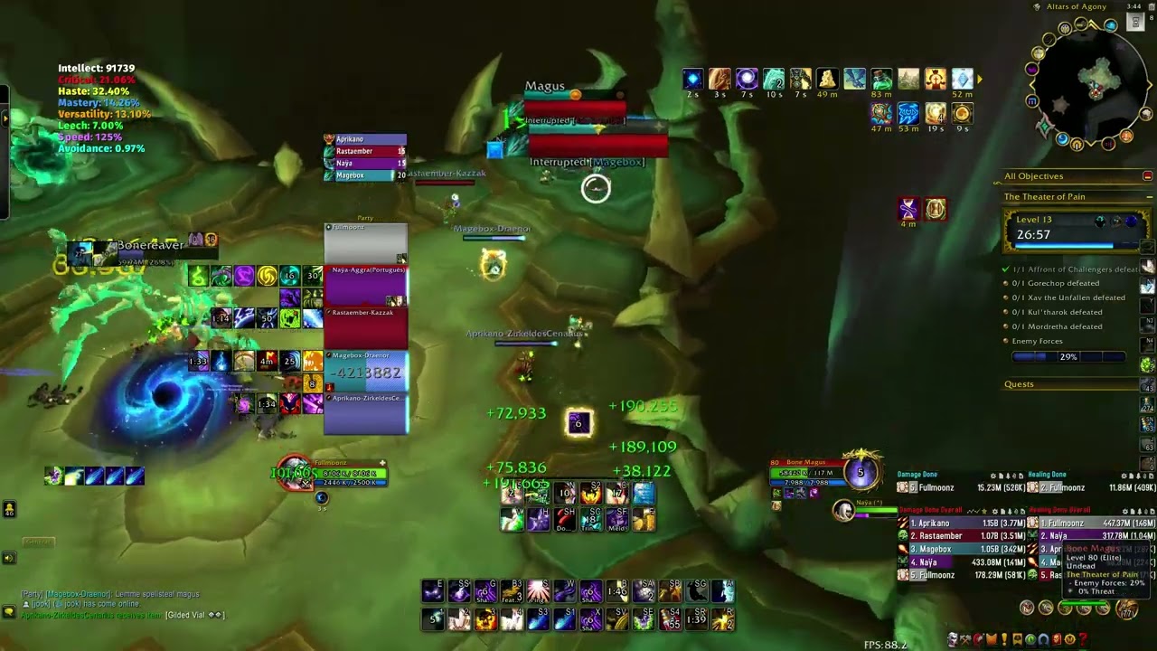 WOW TWW SEASON 2 - DISCIPLINE PRIEST - Theater of Pain - MYTHIC +13