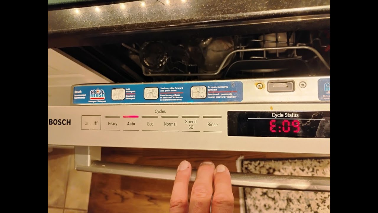 Bosch Dishwasher E09 Error Fix - Replacing the Heat Pump