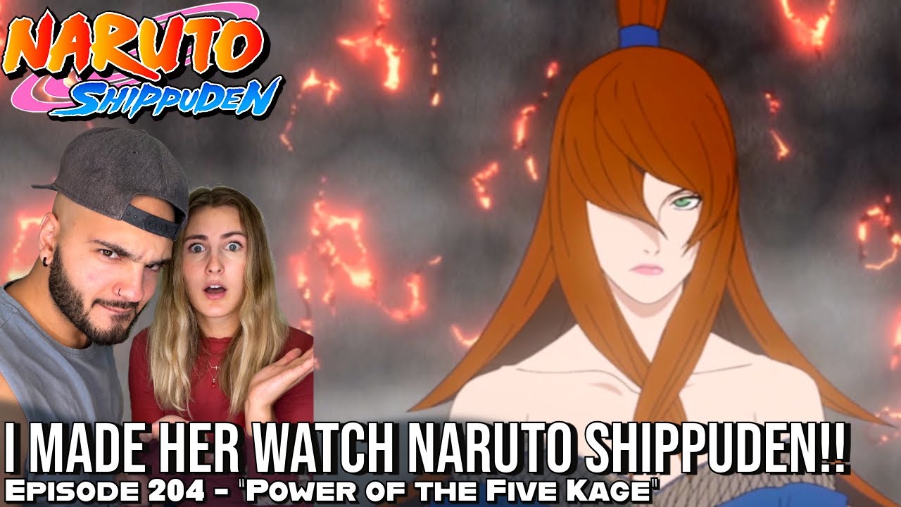 THE 5 KAGE PWN SASUKE!! Girlfriend's Reaction Naruto Shippuden Episode 204