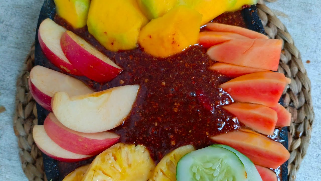 WALAUPUN SIMPLE TAPI RASANYA ENAK BANGET WAJIB COBA  BUMBU RUJAK BUAH INI ‼️