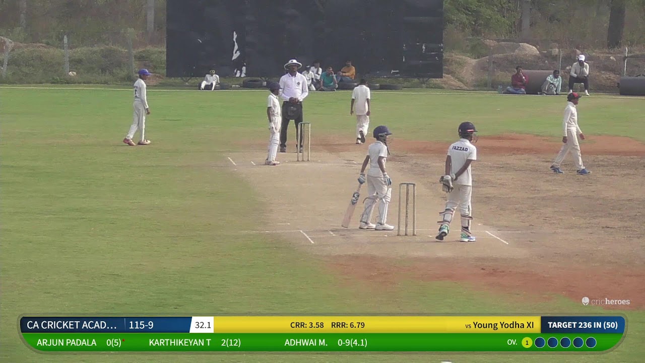 YOUNG YODHA XI VS CA CRICKET ACADEMY U-12