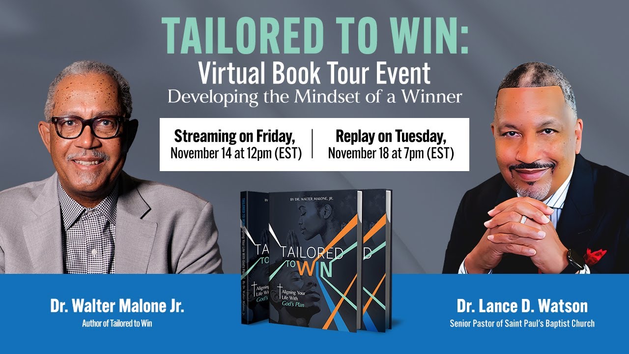Tailored to Win Virtual Book Tour with Dr. Malone and Dr. Watson
