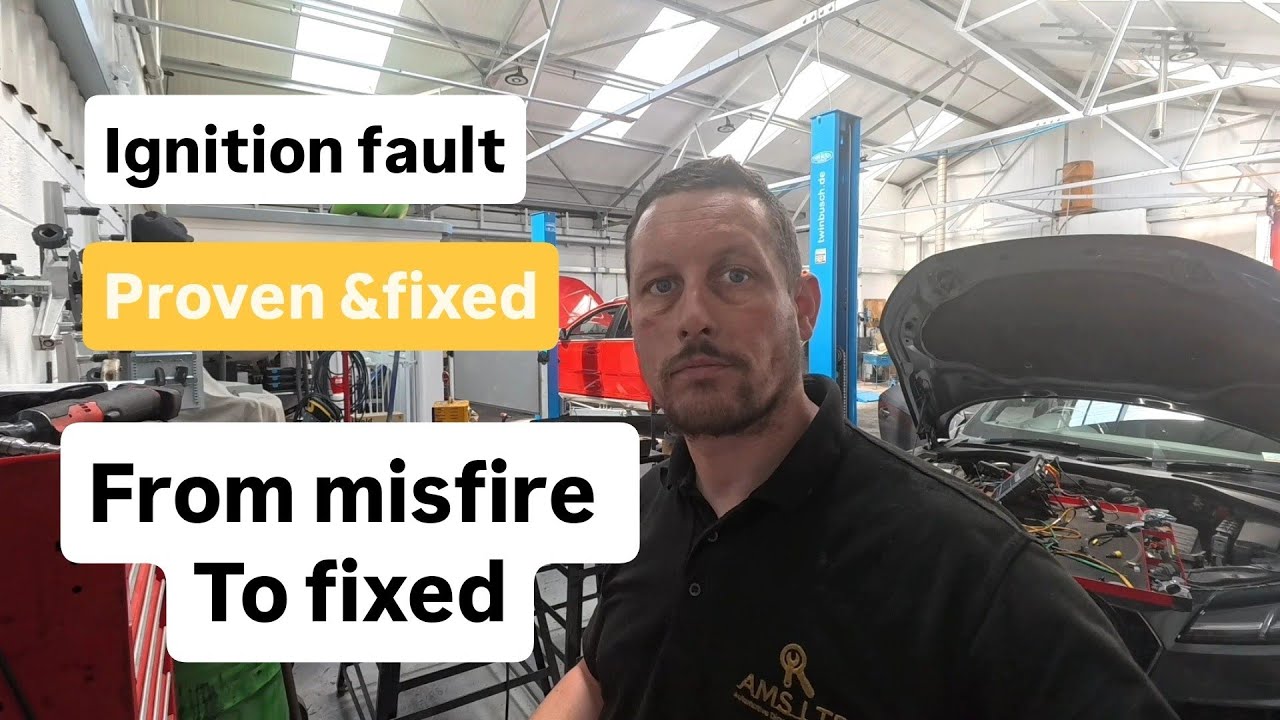 Audi TT 2 0 TFSI Misfire Diagnosed — Cylinder 1 Ignition Fault Proven with Scope Testing