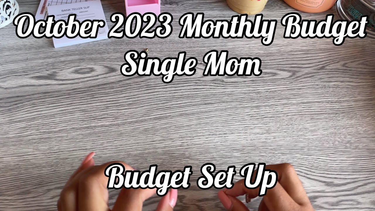 October Budget 2023 Monthly Budget Budget With Me|Low Income Budget|Budget for Beginners