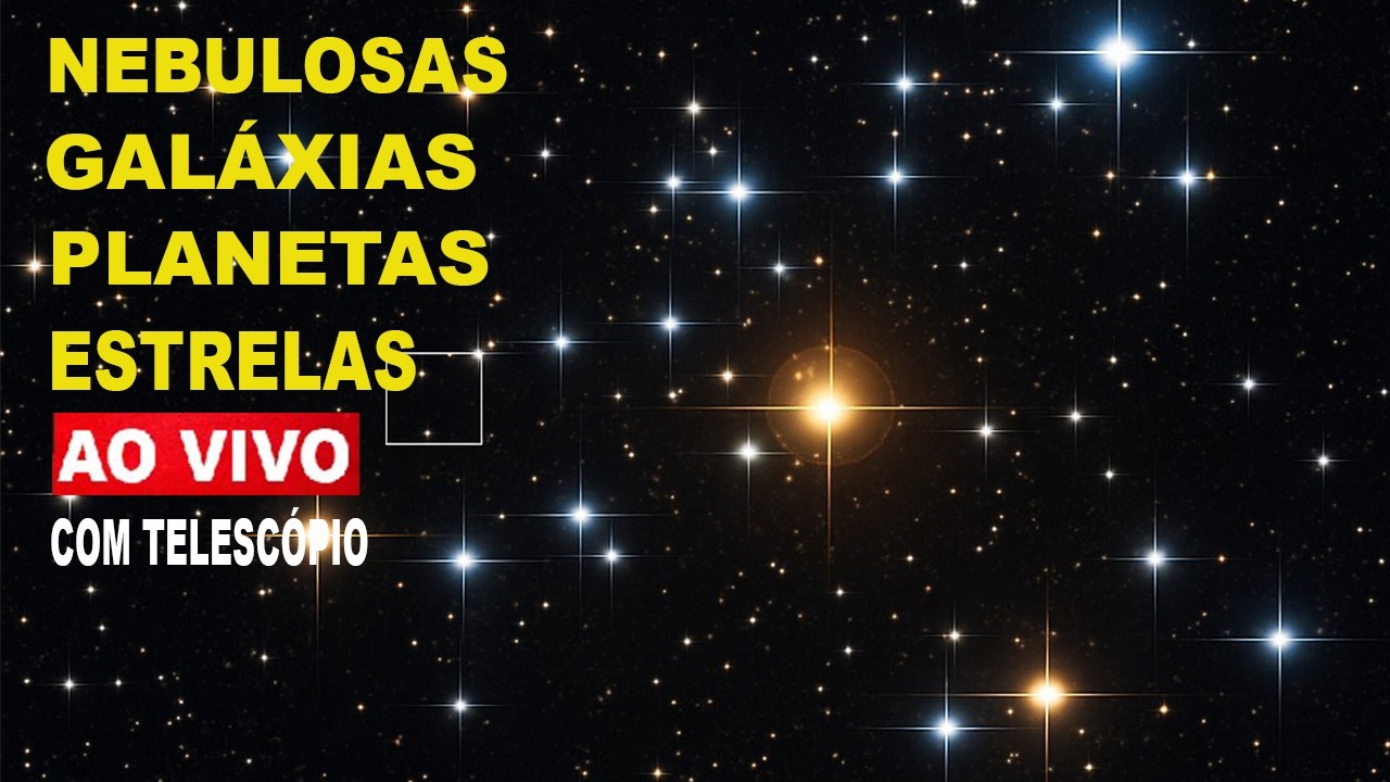 Observando galáxias, nebulosas, estrelas e muito mais  com o Telescópio da Nasa em tempo real