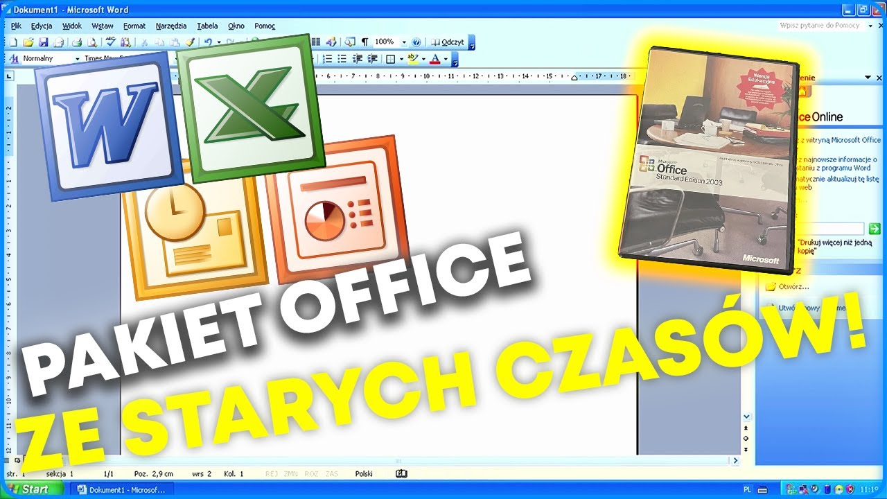 Microsoft Office 2003 Standard Edition - rozpakowanie i prezentacja
