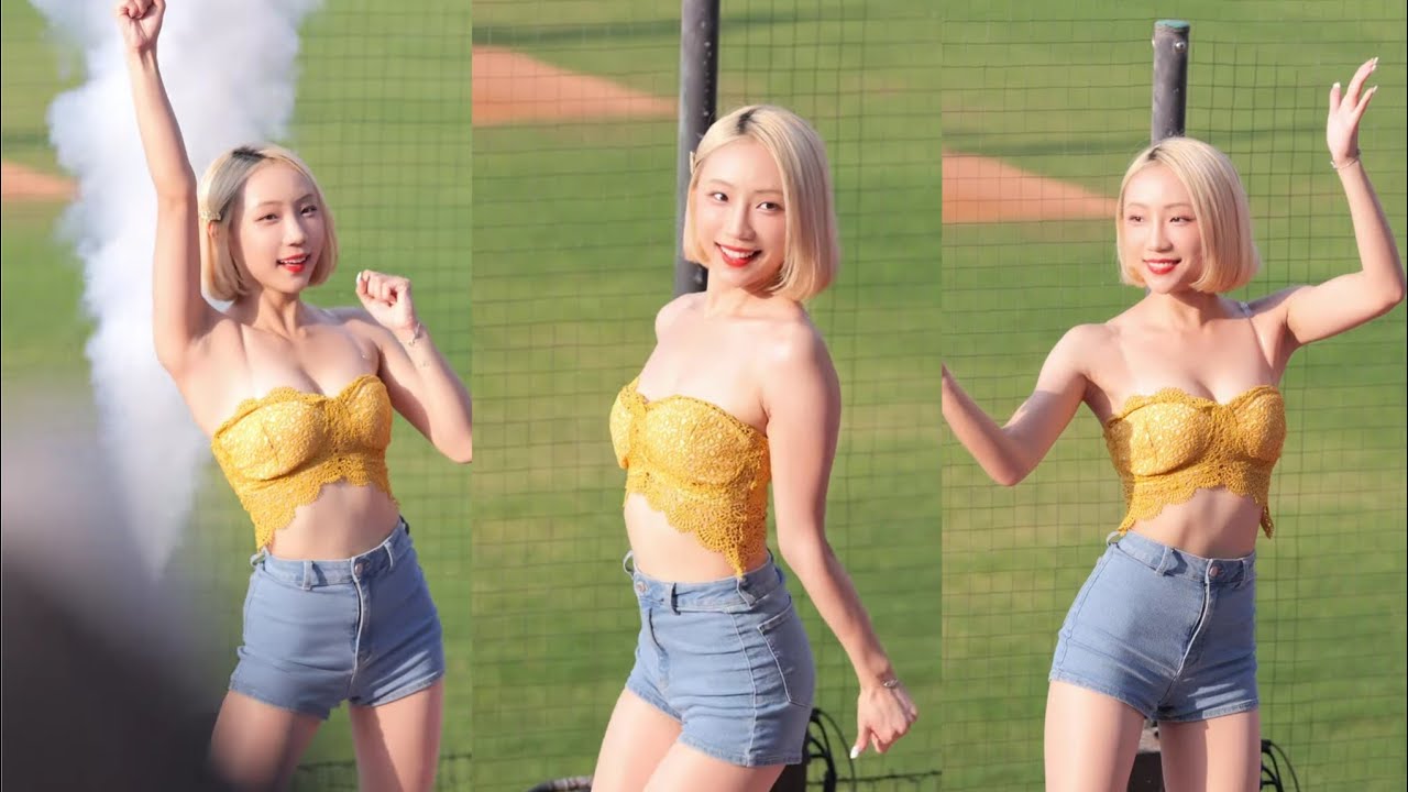 配上陽光 夏日微風的私服 Orea 樂天女孩 卉妮 開場 4K直拍 240728 Rakuten girls Whitney