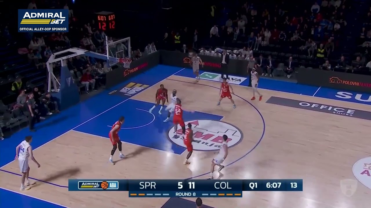 Alley-oop by Rebić and Thompson (Spartak Office Shoes - Cedevita Olimpija, 23.11.2025)