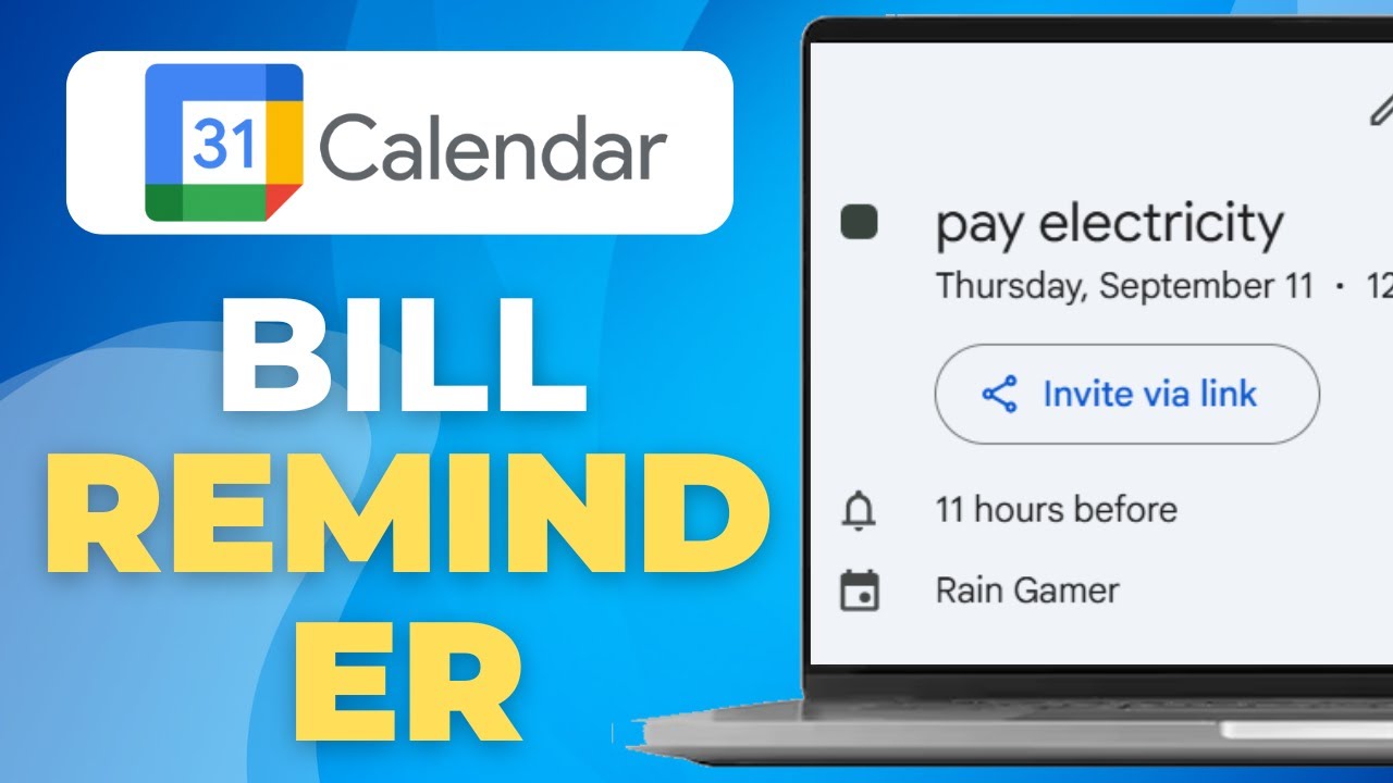 NEW ! How To Set Payment Reminder On Google Calendar FULL TUTORIAL