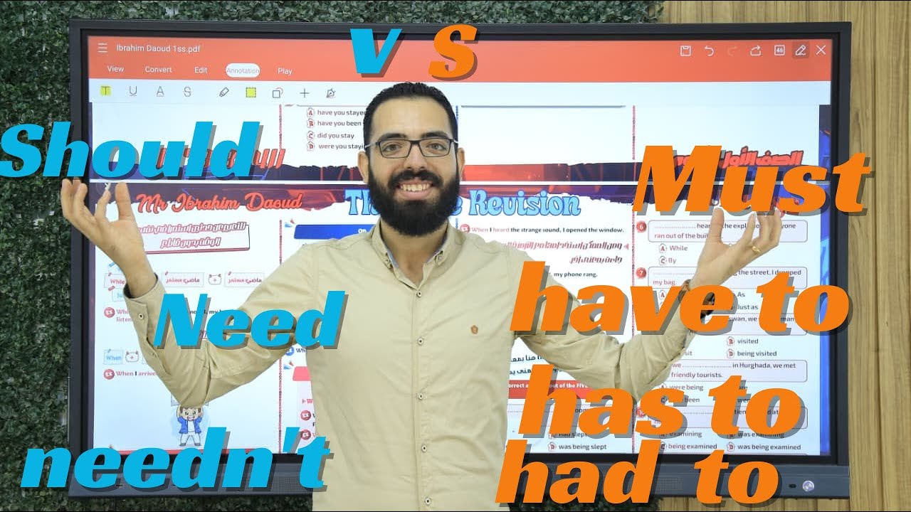 🔥 مراجعة شهر أكتوبر إنجليزي أولى ثانوي | مستر إبراهيم داود | ترم أول 2026 | الوحده التانيه  ج2
