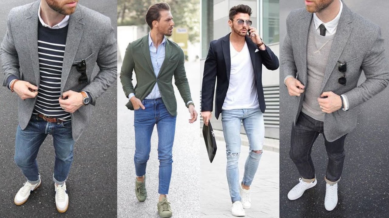 Crea Outfits con Blazer, Jeans y Tenis Super Cool 👊👍