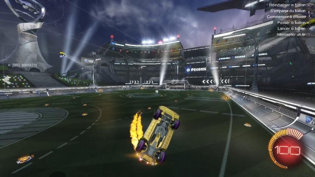 Rocket League jour 2 pour mettre un but a 1 kmh