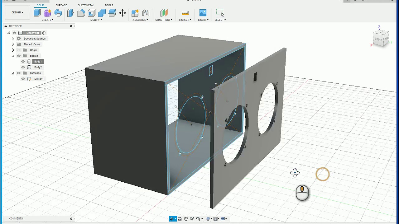 Designing a Bluetooth speaker in Fusion