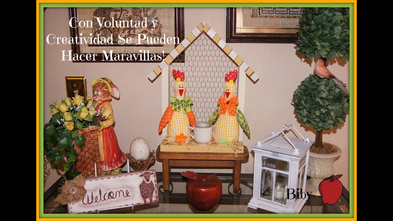 GALLINITAS COUNTRY DETALLES PARA MAMÁ TUTORIAL