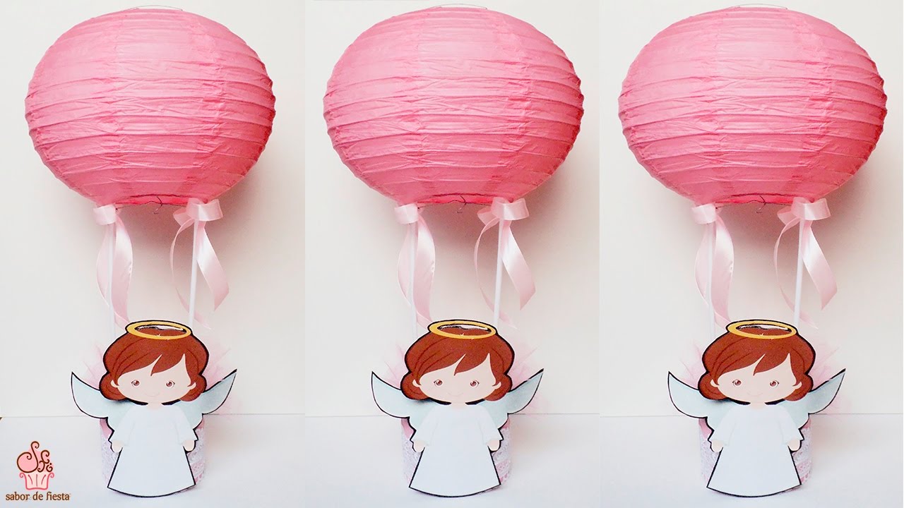 👼CENTRO DE MESA PARA BABY SHOWER/BAUTIZO 🎈 Sabor de Fiesta