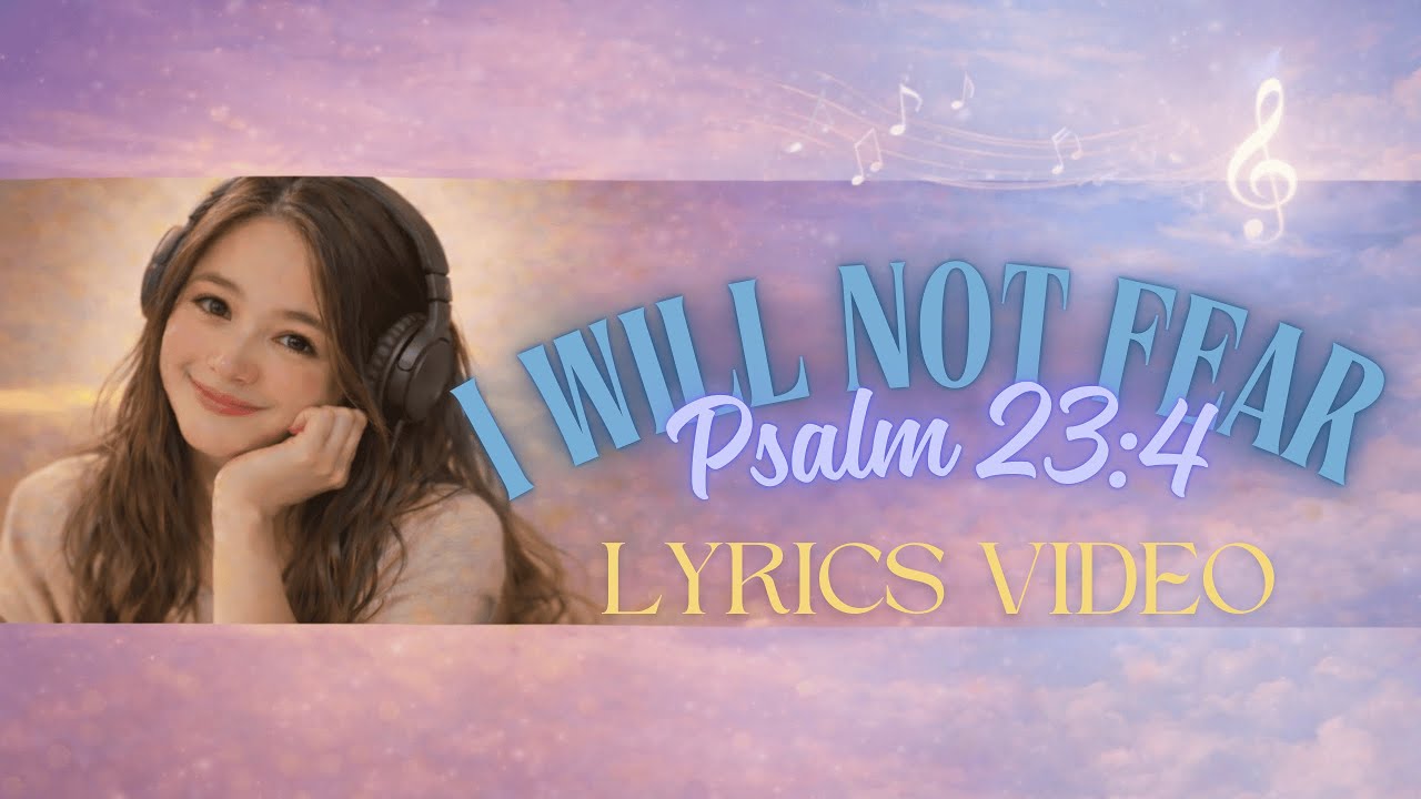A Simple Song of Trust from  Psalm 23:4 • I Will Not Fear  (Lyrics Video)
