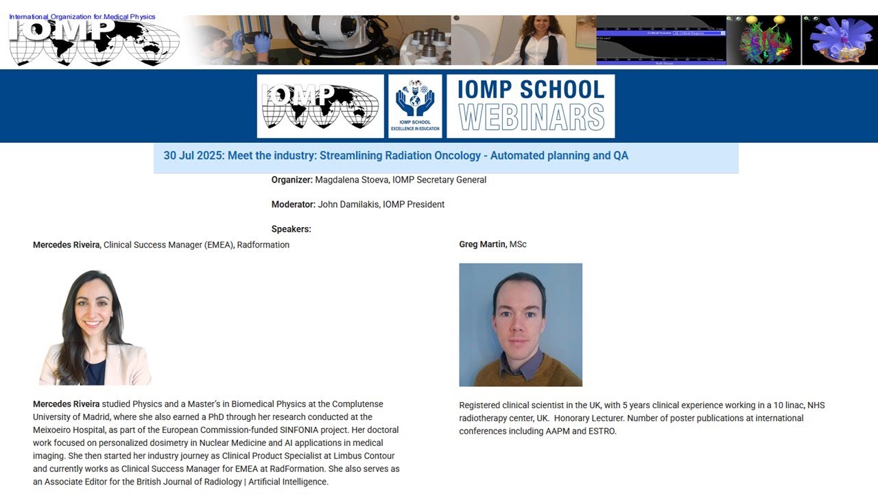 Meet the industry: Streamlining Radiation Oncology - Automated planning and QA