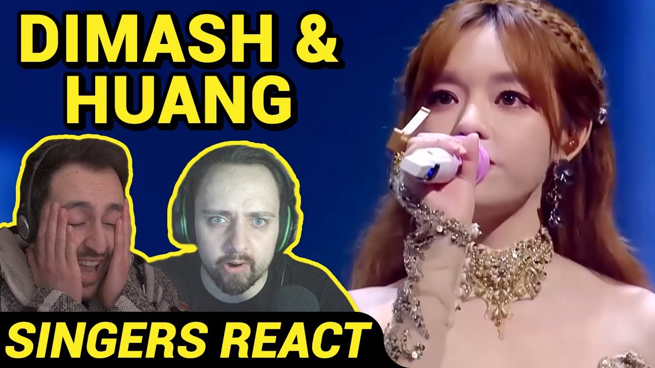 Dimash & Huang Xiaoyun - Red Moon Rules REACTION | Singers React