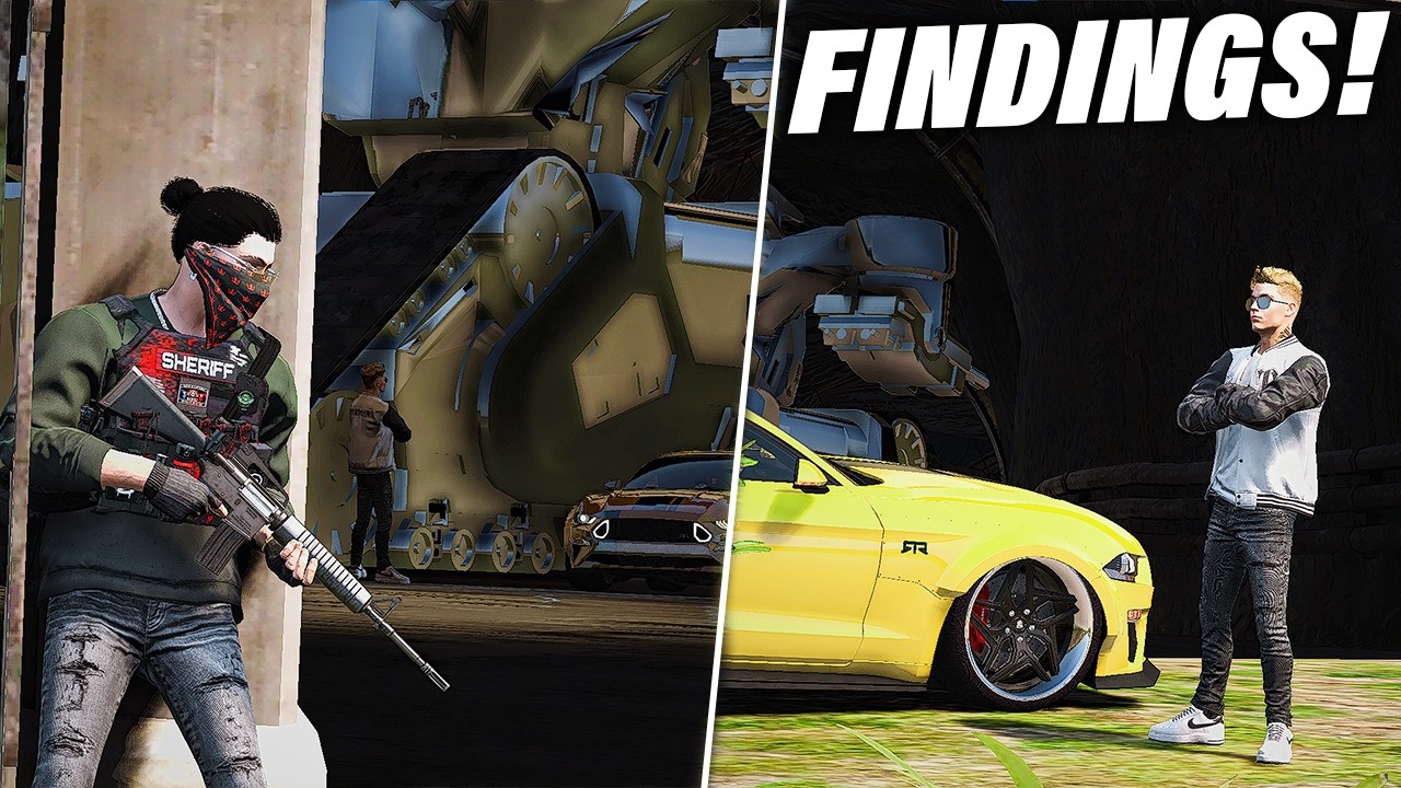 TEMUAN MARKAS ROBOT GUNDAM BESAR HANCUR DAN ORANG INI TERNYATA MASIH HIDUP! - GTA V ROLEPLAY
