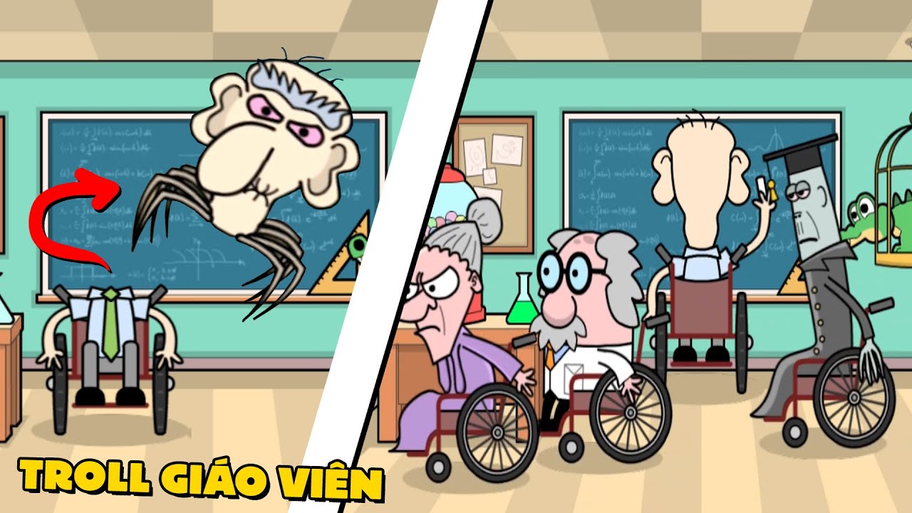 TH&Aacute;NH BỰA Pobbrose troll thầy gi&aacute;o quỷ &aacute;m !!! (PobbRose Troll gi&aacute;o vi&ecirc;n) | Bash the teacher✔