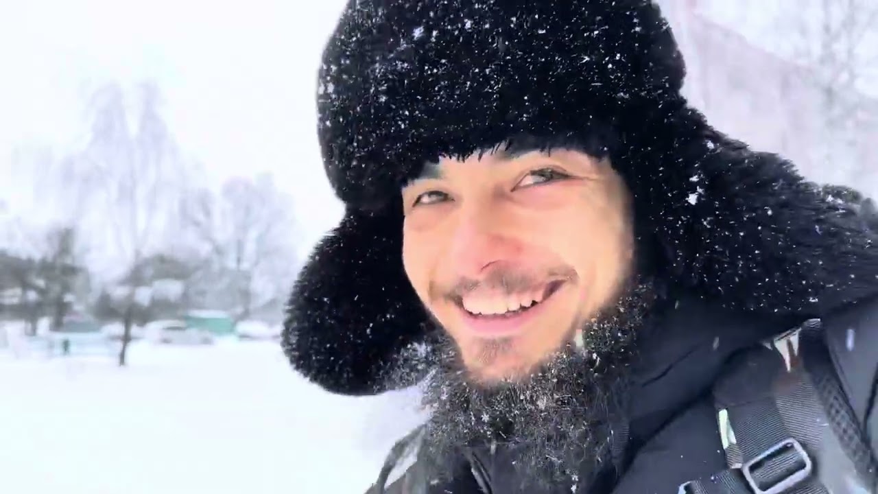#vlog in the #winter time in #belarus heavily #snowfall and #cold . #beautiful view to witnesses