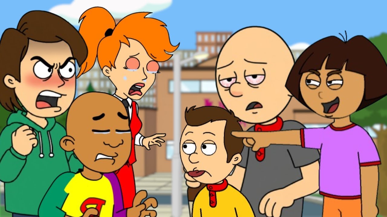 Classic Caillou Gets Grounded EIGHT TIMES