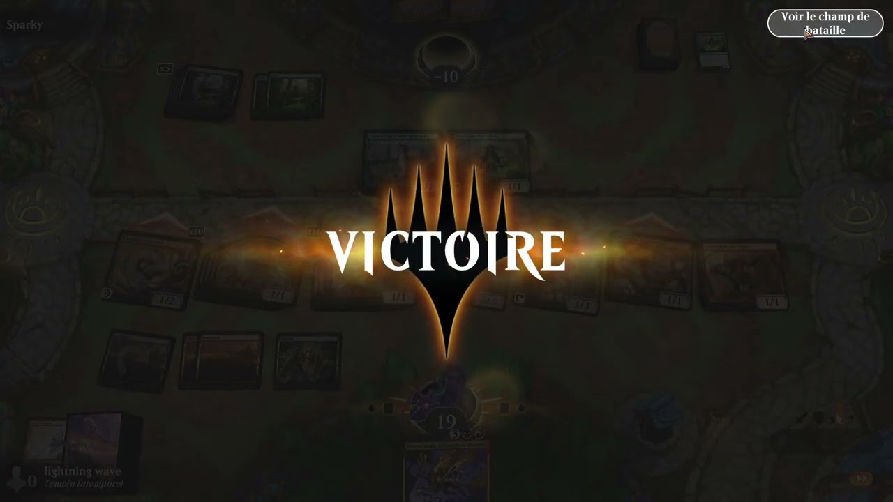 MTG Arena deck gobelins pur contre sparky (16)