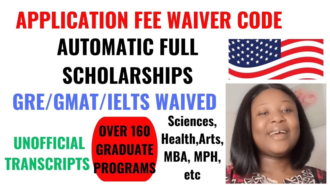 USA: Automatic Full Scholarships to 80% Admitted Graduate Students| No Application Fee.
