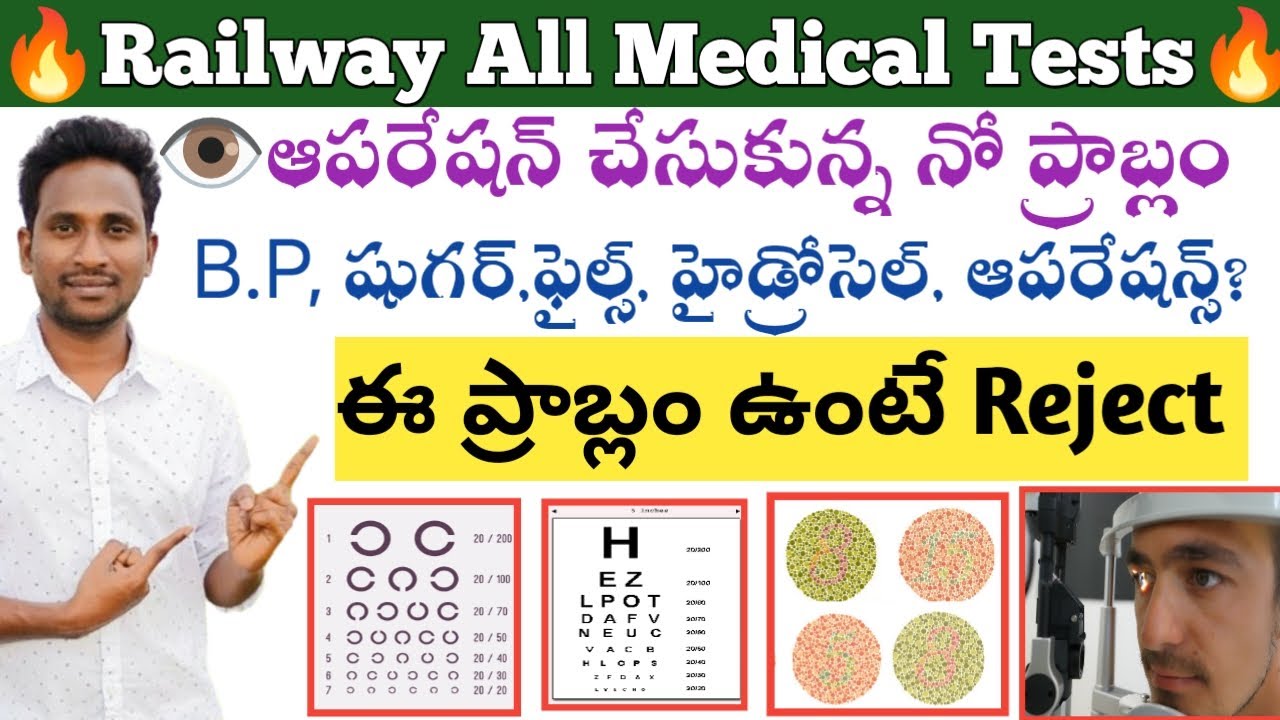 🔥 Railway All Exams Complete Medical Tests Step-by-Step Process Complete Details II Dont Miss It II