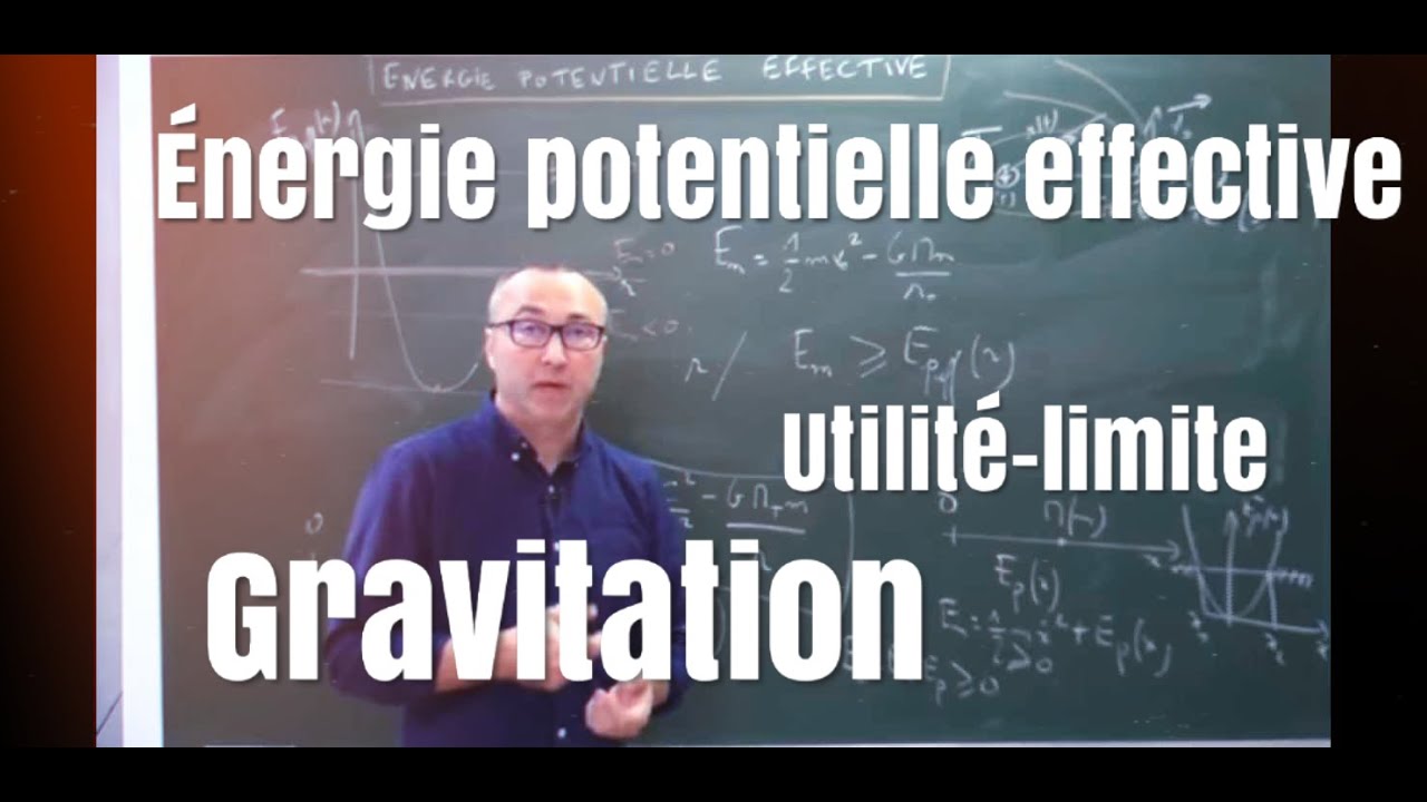 Mécanique : Energie potentielle effective- utilité-limite  (1/3)