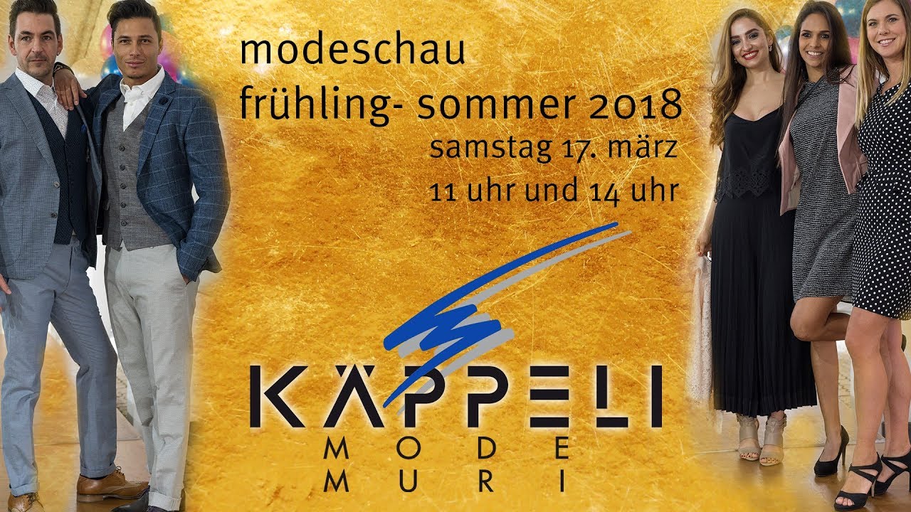 FRÜHLINGS MODESCHAU 2018, KÄPPELI MODE MURI AG