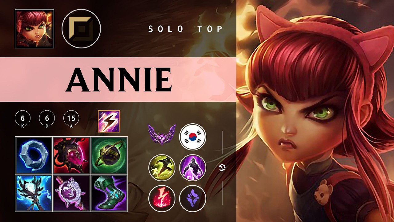 Annie Top vs Trundle - KR Master Patch 26.04