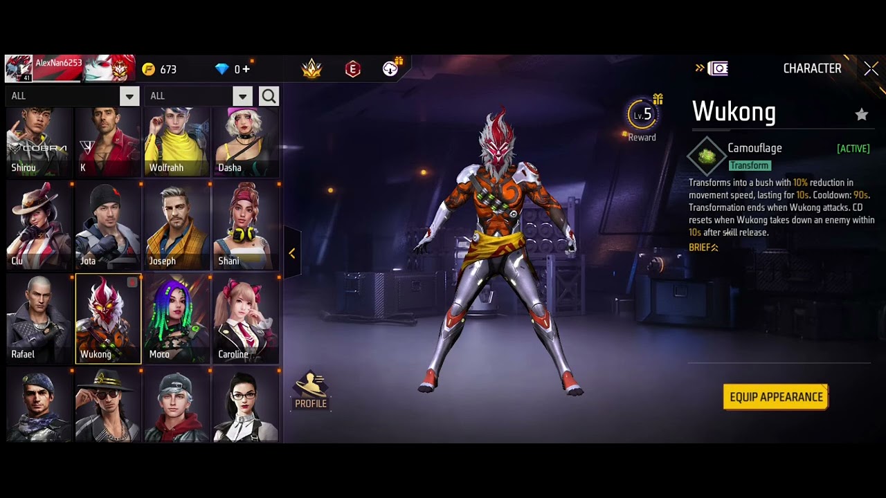 All FreeFire Character Review OB52 2026