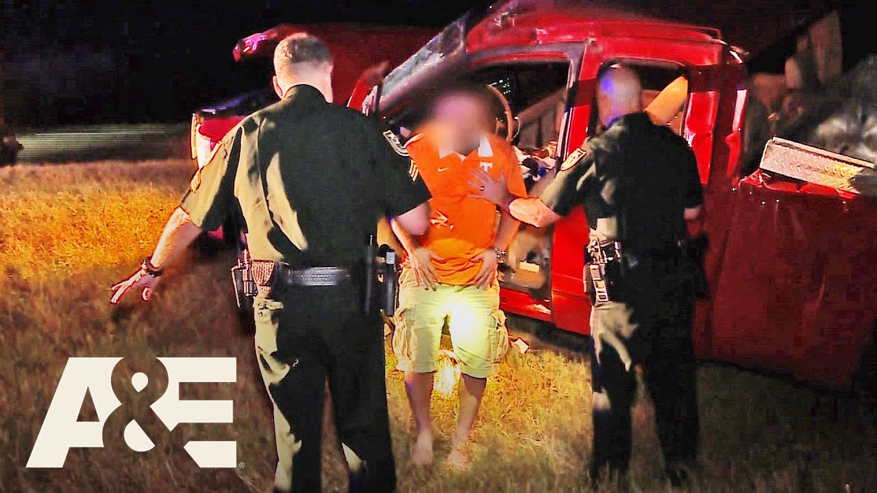 Live PD: Police Patrol &ndash; Seatbelt Saves Driver After Rollover Crash | A&E