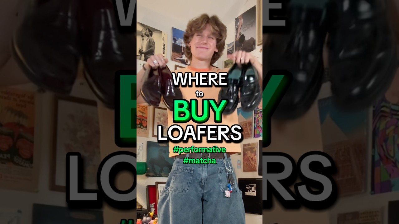 where to buy LOAFERS #performative #matcha