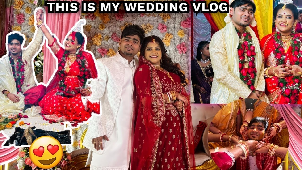 HOW BENGALI WEDDING LOOKS LIKE | THIS IS MY WEDDING VLOG 😍 #wedding #bengalivlog #trending  #viral 