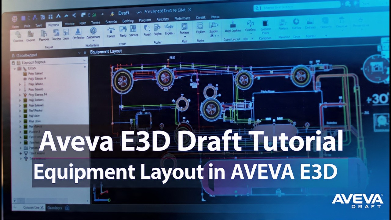Учебное пособие по проектированию Aveva E3D | Создание схемы расположения оборудования для начина...