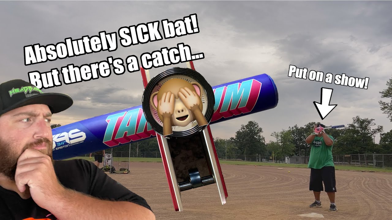 This bat was SICK!  There's just one MAJOR problem... 2023 Easton Tantrum 1-Piece 12.75