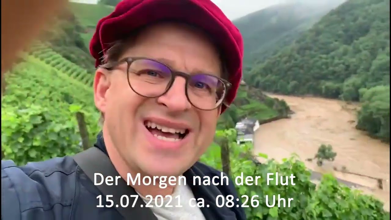 Ahr-Vinothek  -  Die Flut kommt und zerstört alles...