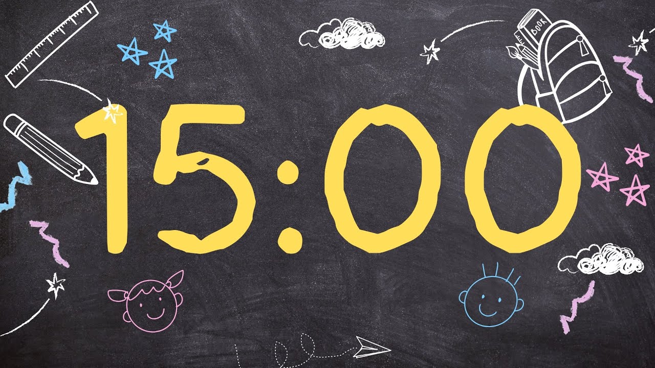 15 Minute Timer with Relaxing Music and Alarm