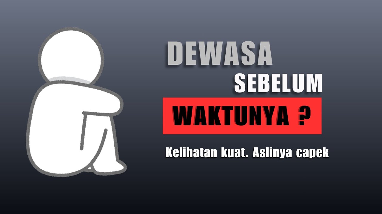 Psikologi di Balik Anak yang Terlalu Cepat Dewasa